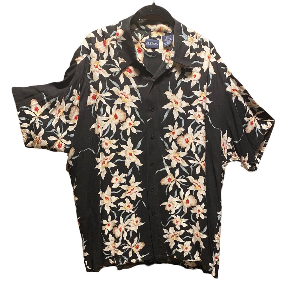 ✌🏻 2 for $20 mens short sleeve Hawaiian print shirt by Puritan XL